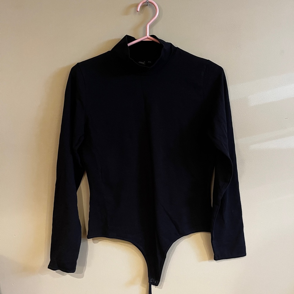 Black Long Sleeve Bodysuit